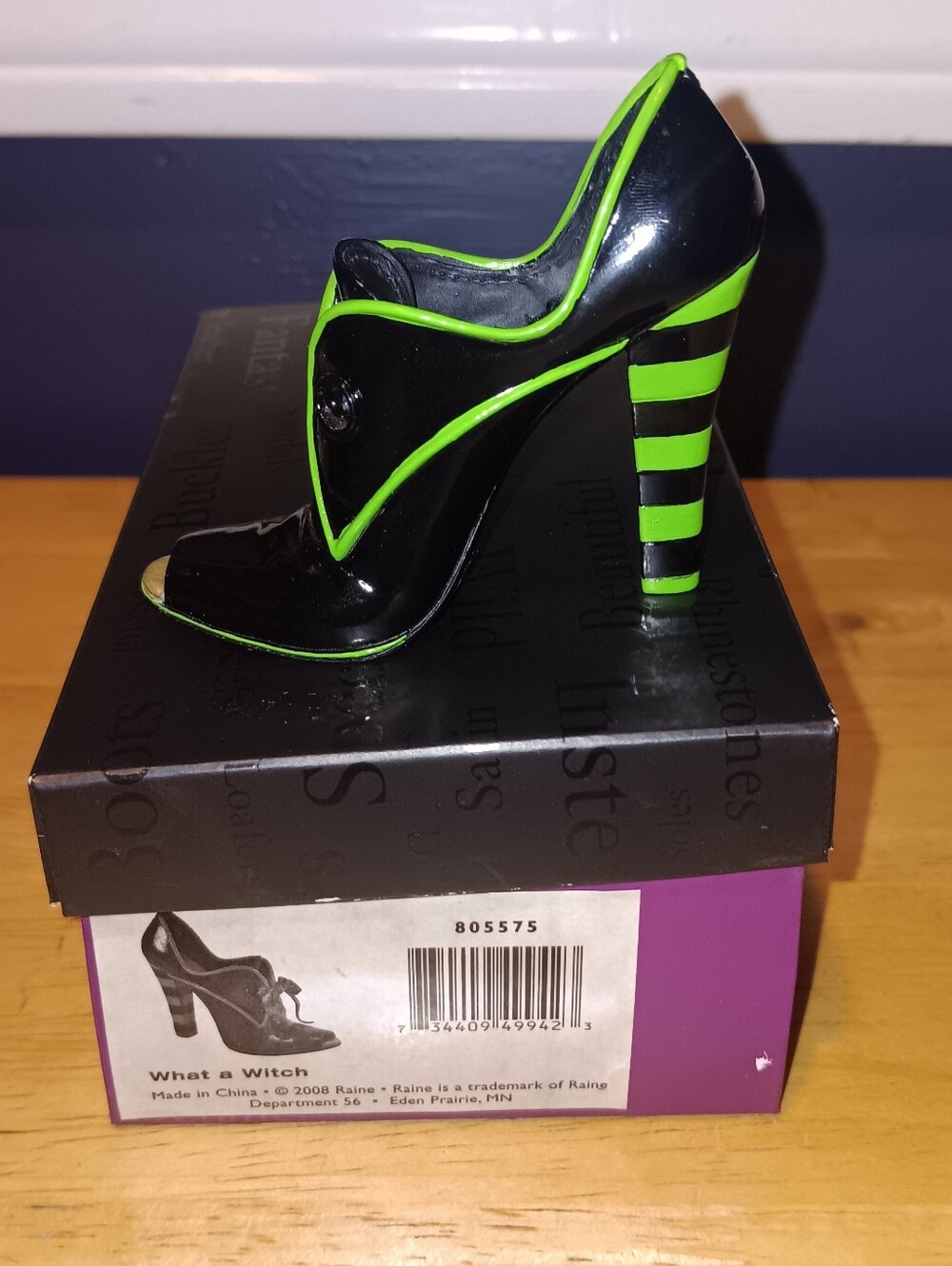 Just The Right Shoe Rare What A Witch Figurine
